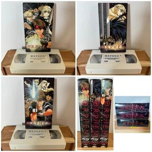 Orphen - Volume 1-3 ( VHS 2001 ) English Dubbed Lot Of 3 Anime